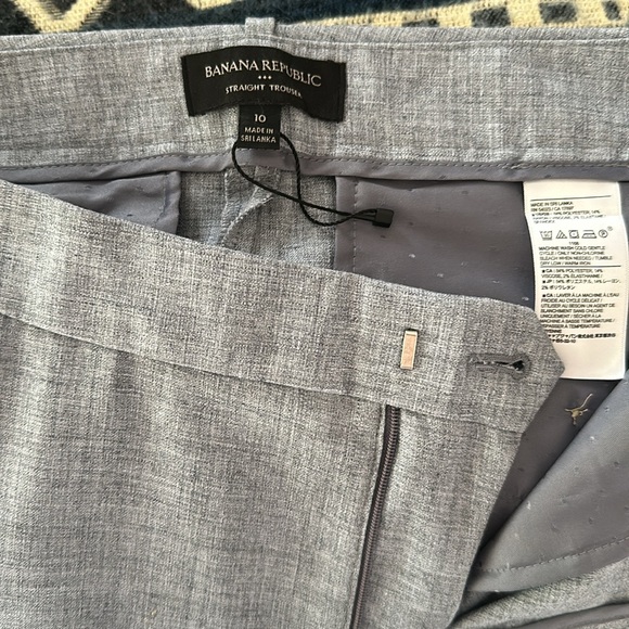Banana Republic Light Blue Linen Pants - Picture 4 of 4